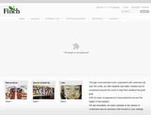 Tablet Screenshot of finchtea.com